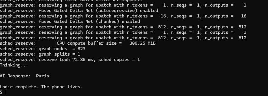 First AI Response